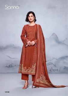 Sanna fashion cazira cotton dress material wholesalers in kanpur